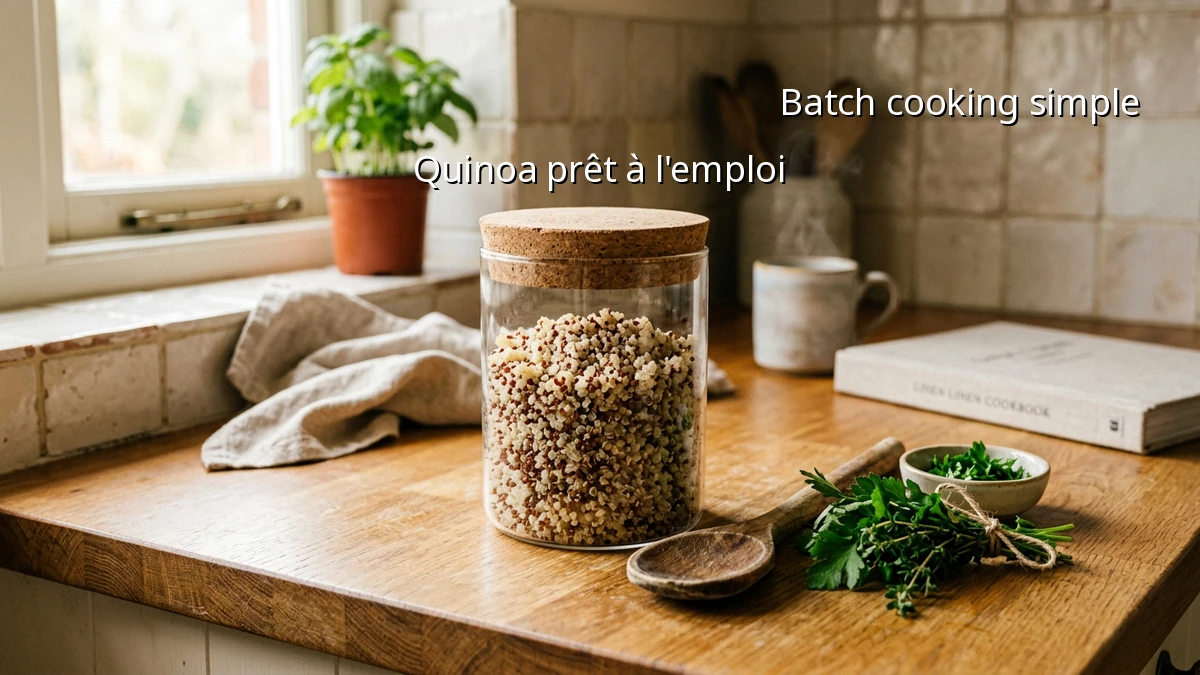 Quinoa parfait pour débutant pressé
