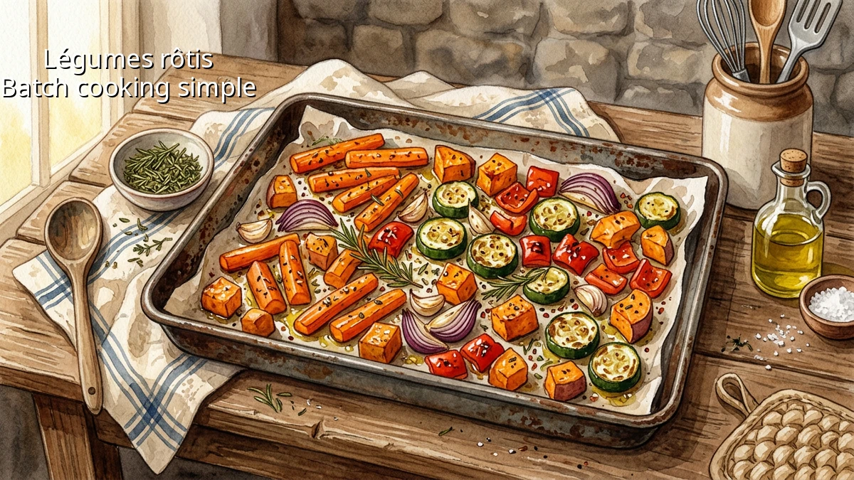 Légumes rôtis faciles pour débutants